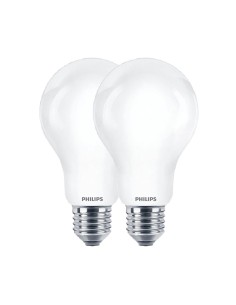 Bombilla estándar led e27 10,5 w 1521 lm 2700 k luz cálida, 2 uds.