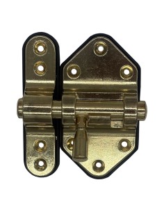 Pasador reforzado base plástica 50 mm dorado