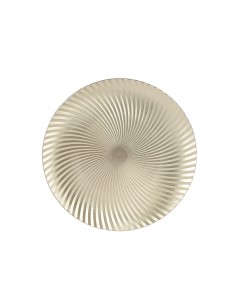 Plato decoración polipropileno champán ø33 x 1,5 cm