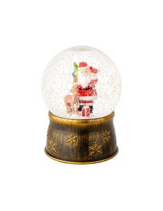 Bola de nieve santa claus ø13 x 17,5 cm