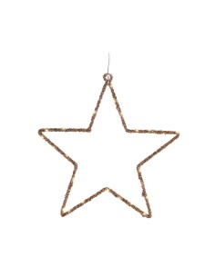 Estrella luz led decorativa interior 38 x 38 cm