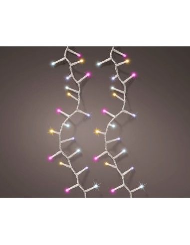 Guirnalda multifunción 500 leds, multicolor, interior/exterior, 11 m