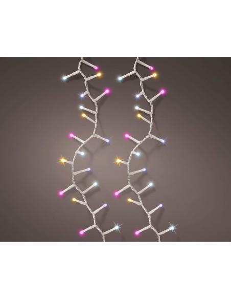 Guirnalda multifunción 500 leds, multicolor, interior/exterior, 11 m