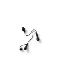 Conector en forma de t, exterior, verde, 40 cm