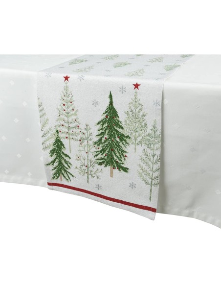 Camino de mesa algodón navidad 30 x 0,10 x 150 cm