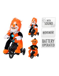 Figura de halloween en bicicleta, modelos variados, 33 cm