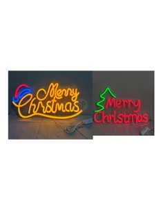 Figura de neón con letras, modelos variados