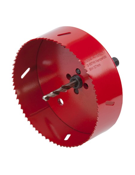 Sierra de corona bimetal con broca piloto ø127 mm