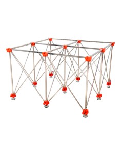 Mesa de trabajo retráctil 120 x 120 cm