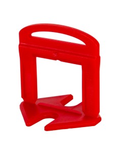 Brida delta level system 3 mm / 6-15 mm, roja, bolsa 100 uds