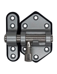 Pasador reforzado base plástica 50 mm cromo mate