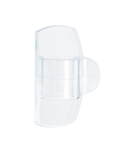 Clips redondos para cables, tranparentes, 19 x 32 x 13 mm, 4 uds + 5 tiras, 17017clr