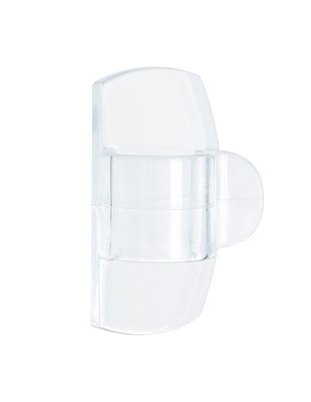 Clips redondos para cables, tranparentes, 19 x 32 x 13 mm, 4 uds + 5 tiras, 17017clr