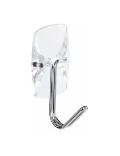 Ganchos transparentes pequeños con punta de alambre con tiras transparentes, 3 uds + 4 tiras, max 225 gr