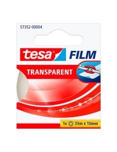 Cinta adhesiva transparente 15 mm x 33 m