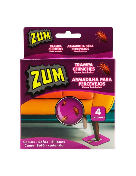 Trampa para chinches adhesiva, 4 uds