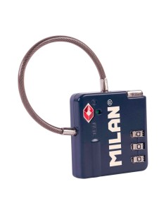 Candado tsa azul con cierre de combinación 3 dígitos