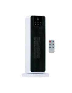 Calefactor de torre 800/2000 w, blanco, 21 x 21 x 46 cm