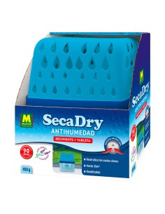 Secadry antihumedad recipiente drops + tableta 450 g