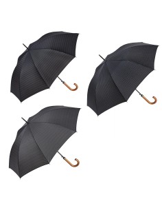 Paraguas largo automático estampado modelos variados en tonos grises, modelos surtidos