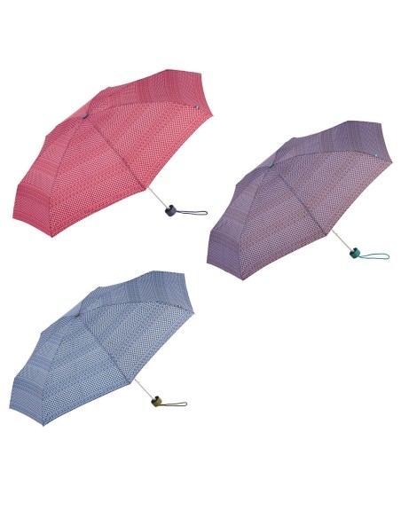 Paraguas mini manual estampado étnico con uv 50+, colores surtidos