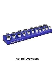 Organizador magnético vacío para vasos de 1/2" estándar
