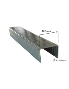 GRAPA CLAVADORA MODELO 13 06MM H. CINC BRICO OK 5.000 PZ