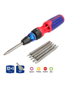 Destornillador carraca 12 en 1