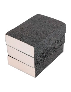 Esponja de lijar, 3 uds