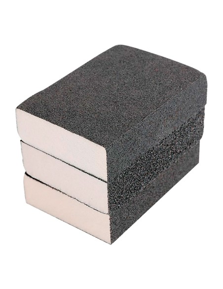 Esponja de lijar, 3 uds