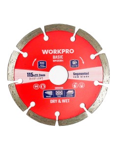 Disco corte diamante, diente segmentado, basic, ø115 x 22,2 x 7 mm