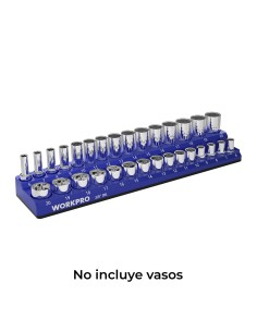 Organizador magnético vacío para vasos de 3/8" estándar