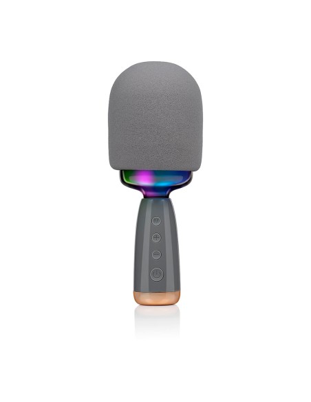 Micrófono karaoke con altavoz, 5 w 7,5 x 7,5 x 22 cm