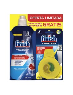 Abrillantador para lavavajillas 500 ml + ambientador lima/limón