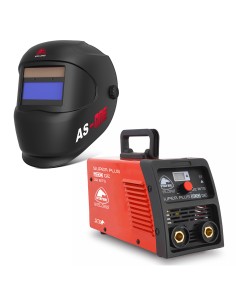 Equipo de soldadura super plus 200 b + máscara as-one