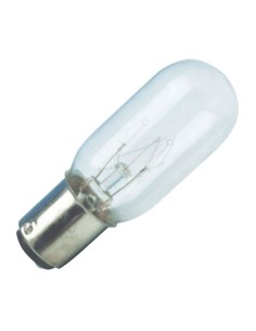 Bombilla incandescente tubular bayoneta, 15 w