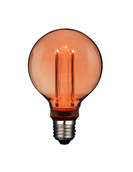 Bombilla led g95 decorativa globo e27 4 w 200 lm 1800 k luz cálida ø95 x 145 mm