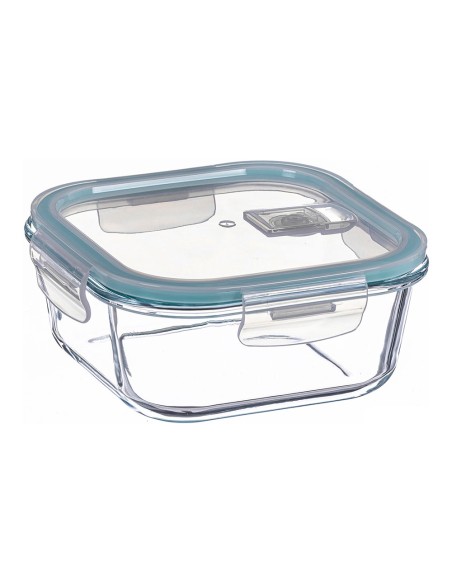 Fiambrera borosilicato cuadrada hermética 800 ml