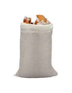 Saco de rafia blanco 60 x 100 cm