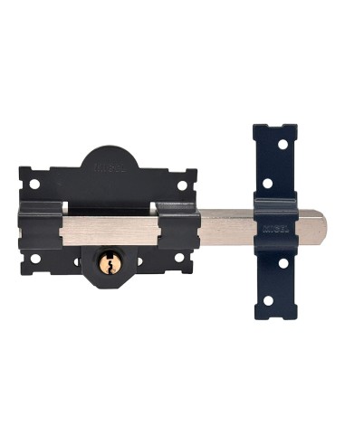 Cerrojo sobreponer crr07 105l/70 mm pintado gris