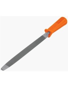 LIMA TRIANGULO BASTA MANGO PLASTICO 13*178MM