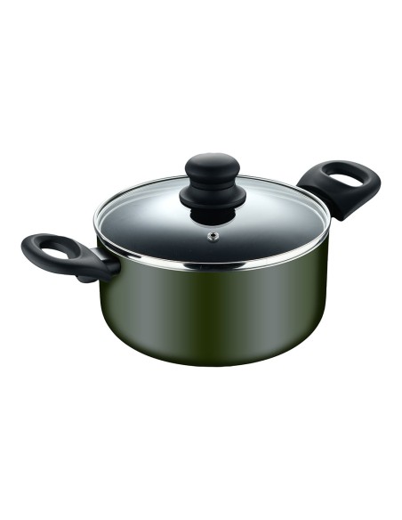 Cacerola de aluminio prensado con tapa, inducción, experto ø20 x 10 cm