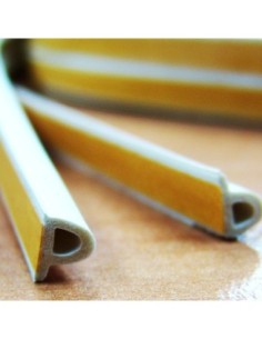 BURLETE CAUCHO TIPO P 6M 9MM BLANCO