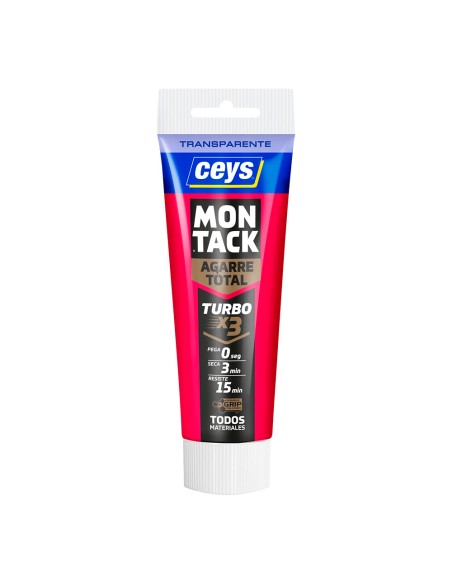Adhesivo pro de montaje montack turbo tubo transparente 125 ml
