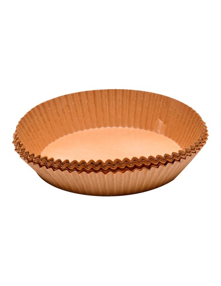 Bandeja de papel redondo para freidora de aire foodies mp, ø16 x 4,5 cm, 50 uds