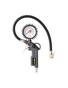 Pistola de inflado con manómetro 0-12 bar