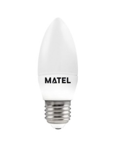 BOMB.LED VELA E27 7W.CALIDA