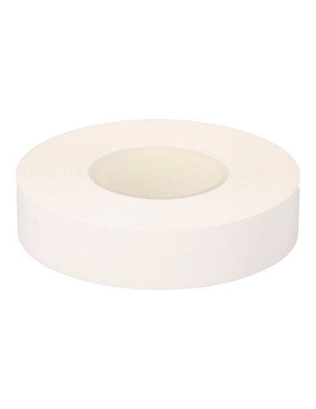 Cinta aislante eléctrica profesional pvc alta adhesion 19 mm x 33 m, blanca