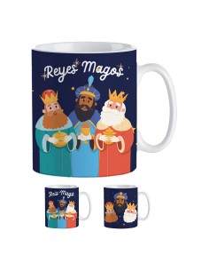Taza reyes magos 330 ml en caja regalo, modelos variados