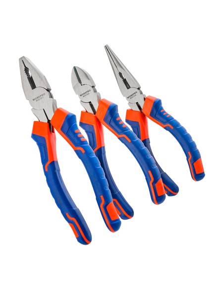 Juego de 3 alicates, 160 + 160 + 200 mm